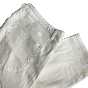 Vineyard Vines 35 White Jeans Cotton Elastine (inner‎ thigh piling)